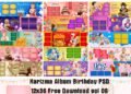 Karizma Album Birthday PSD 12x36 Free Download vol 06