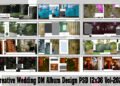 Creative Wedding DM Album Design PSD 12x36 Vol-202