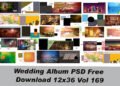 Wedding Album PSD Free Download 12x36 Vol 169