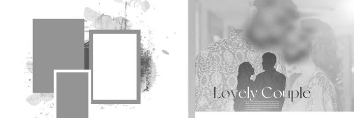 Free Wedding Album PSD Template 12x36 Vol 229