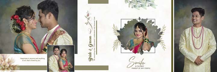 Wedding Album Dm Templates PSD 12x36 Vol 222 