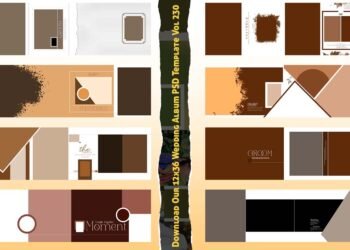 Download Our 12x36 Wedding Album PSD Template Vol 230