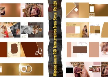 Wedding Album PSD Templates for Every Style Vol 139