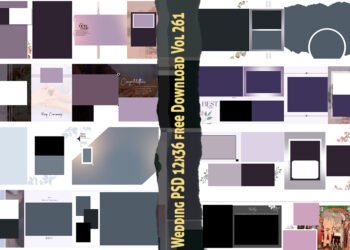 Wedding PSD 12x36 free Download Vol 261