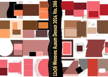 12x36 Wedding Album Design 2024 Vol 266