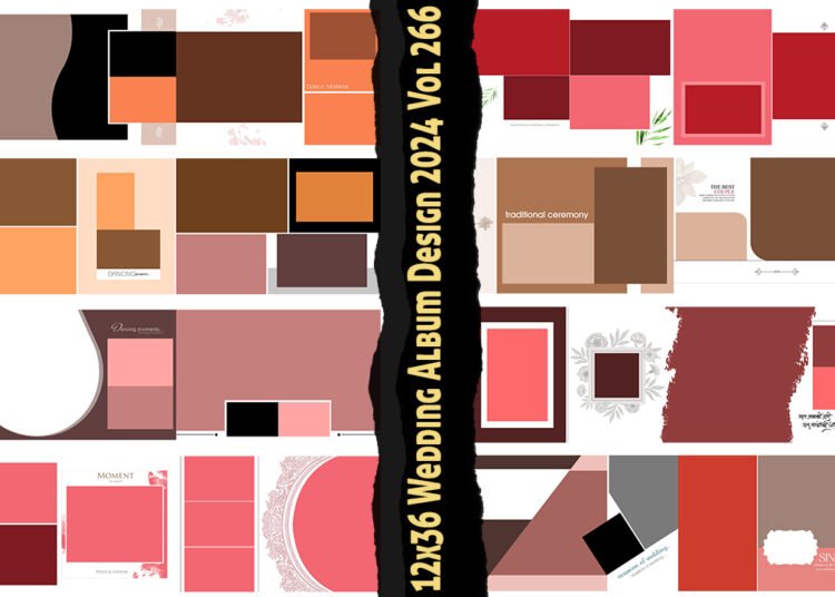 12x36 Wedding Album Design 2024 Vol 266