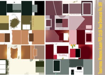 Traditional Wedding Album PSD 12x36 Free Download Vol 269