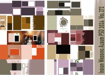 Indian Wedding Album PSD 2024 Vol 272