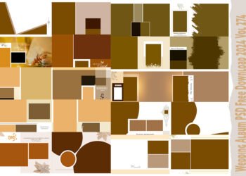 Wedding Album PSD Free Download 2024 Vol 274