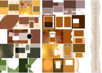 Creative & Amazing Wedding Album PSD Free Download 2024 Vol 275