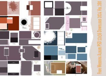 Free Wedding Album PSD 12x36 Download 2024 Vol 280