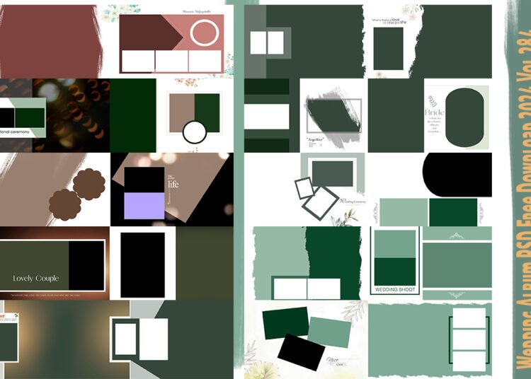 Wedding Album PSD Free Download 2024 Vol 284