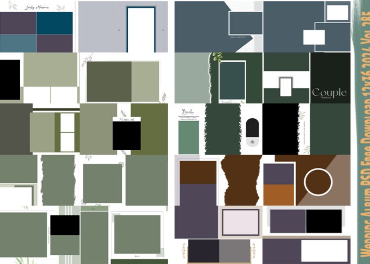 Wedding Album PSD Free Download 12x36 2024 Vol 285