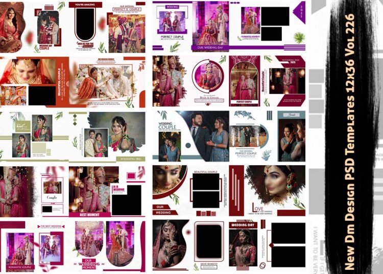 New Dm Design PSD Templates 12x36 Vol 226
