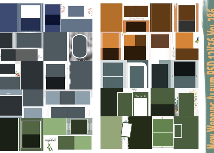 New Wedding Album PSD 12X36 Vol 286