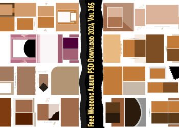 Free Wedding Album PSD Download 2024 Vol 265