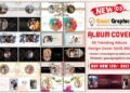 50 New Album Cover PSD Template 12×18 2025 Vol 03