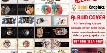 50 New Album Cover PSD Template 12×18 2025 Vol 03